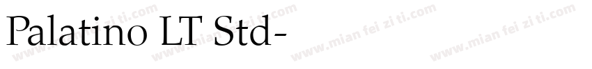 Palatino LT Std字体转换